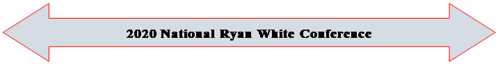 Left-Right Arrow: 2020 National Ryan White Conference